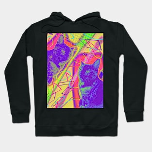 Halftone Cat V2 Hoodie